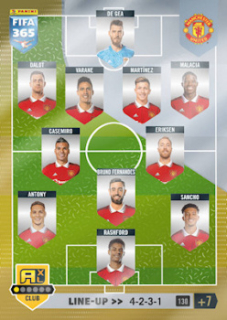 Line-up Manchester United 2023 FIFA 365 Line-up #130